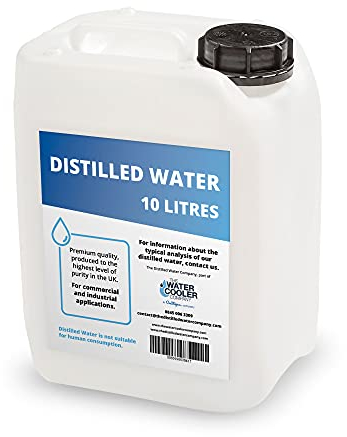 Distilled Water Container Purified Water. Recyclable Food Grade Container | 10 litres