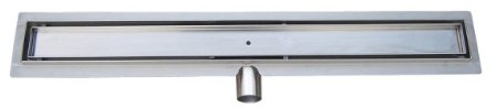 befliesbare Edelstahl-Duschrinne 90 cm