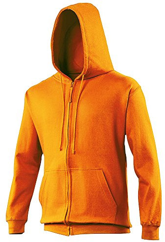 Awdis Zoodie Men's Hooded Sweatshirt, Pressed Orange, L