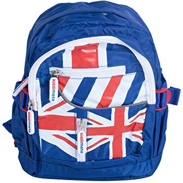 Kiddimoto BAGUJ-S - Mini Rucksack für Kinder Union Jack