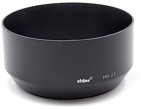 vhbw Pare-Soleil Remplacement pour Nikon HN-23 pour Objectif 62mm Objectif - Cache Noir, métal, Rond