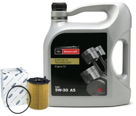 Original Öl Motor Formula F 5W-30, 5 Liter 155D3 A + Ölfilter 1359941