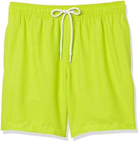 Amazon Essentials Costume a Boxer Ad Asciugatura Rapida 18 cm - colori fuori produzione Uomo, Verde Lime, XXL
