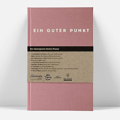 Ein guter Punkt | A5 Bullet Planer (Altrosa)