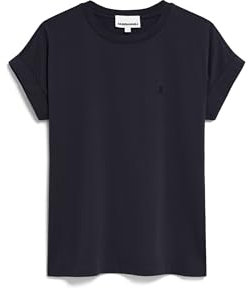 ARMEDANGELS Damen T-Shirt aus Bio-Baumwolle IDAARA Loose Fit Night Sky