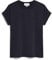 ARMEDANGELS Damen T-Shirt aus Bio-Baumwolle IDAARA Loose Fit Night Sky