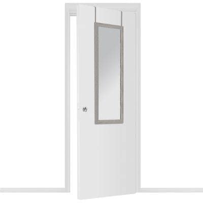 Miroir De Porte en Bois - L 35 X H 109 Cm - Gris