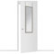 Miroir De Porte en Bois - L 35 X H 109 Cm - Gris