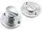 Solid Brass Antique Beehive Bathroom Thumb Turn & Release Door Lock Set (Polished Chrome)