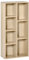 HOMCOM Bücherregal Wohnzimmerregal Bücherschrank Standschrank mit 7 Fächern Eiche Spanplatte 50 x 24 x 106 cm