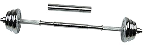 Harilla Solide Langhantel Verbindungsstange, Hantel Wandelt Sich in Langhantel Verbindungsstangen Extender Verlängerungsstangen Joiner Zubehör Um, 30cm