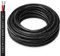 20M/65.6ft 12V Low Voltage Wire, Outdoor Landscape Lighting Cable, 2*0.75mm² Conductor Extension Cable, 18AWG Electrical Cord Red & Black Tinned Copper Hookup Wire Kit, 2 Core with Black Reel Package