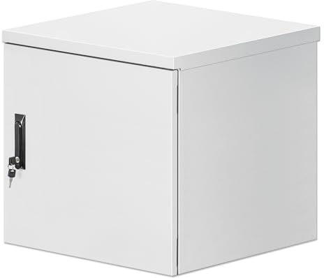 Intellinet Industrieller IP55 19 Wandverteiler mit integrierten Lüftern 12 HE 600mm tief grau