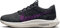 Nike Revolution 6 Next Nature, Damen-Laufschuhe, Schwarz Vivid Violett Anthrazit, 44 EU