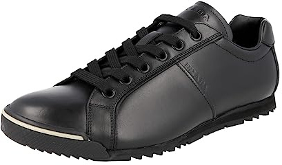 Prada Herren Schwarz Leder Sneaker 4E2719 43 EU/UK 9