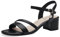 s.Oliver Damen Sandalen mit Absatz Elegant Bequem, Schwarz (Black), 39 EU