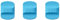 YETI Magslider 3er-Pack, Riffblau