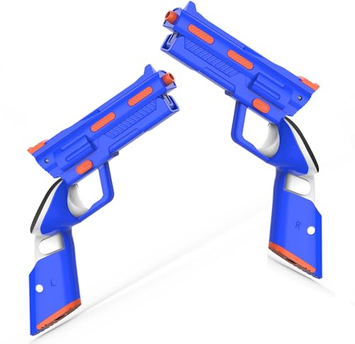 VR Gun Stock for Quest 3, Gun Controller VR Pistol Handle Controller Grips Accessories Enhanced FPS VR Game Experience for VR Shooting Games