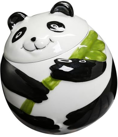 CORHAD Duftkerze im Glas mit Panda-Auftritt Aromatherapie Heimdekoration Lange Brenndauer