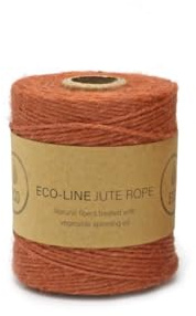 Jutekordel - 3mm Ø (Terracotta)