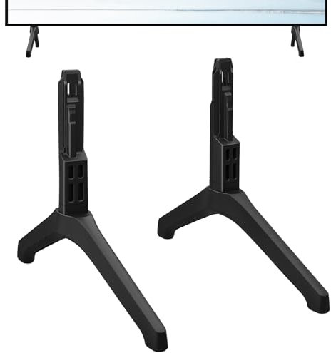 TV Legs for Samsung TV Stand Replacement for UN50TU7000 UN55TU7000 UN58TU7000 UN58TU7000FXZA UN55TU7000FXZA UN50TU7000FXZA Not Universal TV Base Pedestal Feet for Samsung TV Stand Legs Black