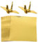 VILLCASE 100 Stück Goldenes Origami Papier 10x10cm - Faltpapier Quadratisch - Einseitiges Glänzendes Faltpapier für DIY Handwerk, Bastelprojekte, Weihnachtsdekoration Und Tierfiguren