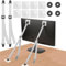 JIUDONE Verstellbare TV-Sicherheitsgurte (2 Sets + 4 Ersatzkleber), geeignet für unter 127 cm, kein Bohren, Anti-Kipp-Möbelanker für Babysicherung, Flachbildschirm-Befestigung an Wand, Ständer oder