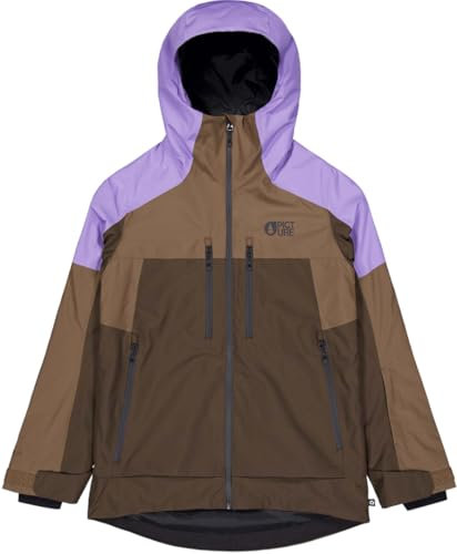 PICTURE EXA Jacke 2025 Paisley Cocoa Chicory, M
