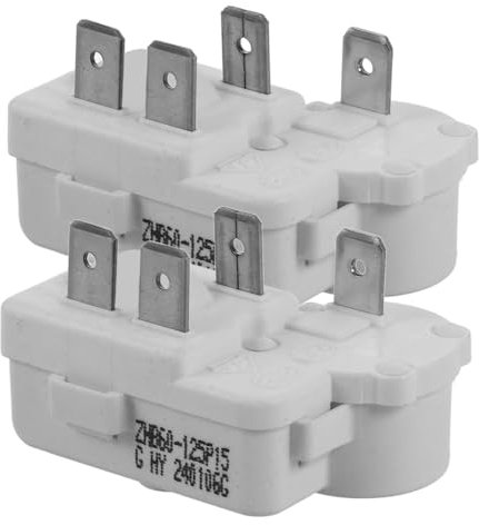 OKUMEYR Universal Refrigerator Compressor Starter Relay 4-pin Overload Protector for Fridge Freezer Compressor Protection and Relay Replacement Kit