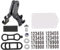 Milisten 1 Juego De Soporte para Linterna con Clip para Bicicleta Luces Multifuncionales para Bicicleta Soporte para Linterna Soporte para Linterna para Ciclismo Adaptador De Luz para