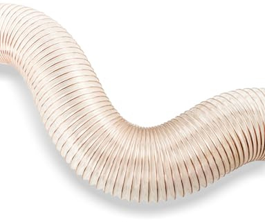 PU-Polyurethan-Flexschlauch, Transparenter, flexibler Staubabsaugschlauch, 3, Fuß lang, robuster Werkstattsaugerschlauch(75mm)