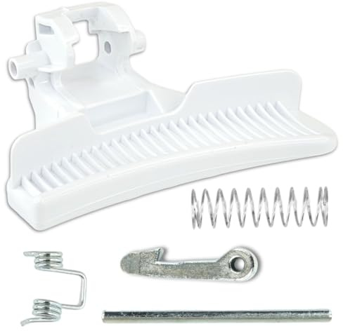 FRAYPA Maneta Lavadora Zanussi - Código 4055304143 - Repuesto De Maneta Para Puerta Lavadora Zanussi - Compatible Con Modelos ZWF71240W, ZWF61400W, ZWF71453BW, ZWF8220WWE