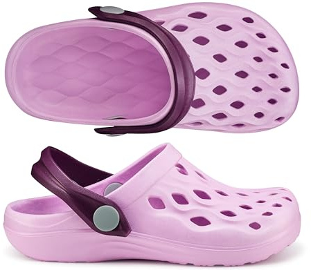 ESTRO Zuecos Niño Piscina Sandalias - Zuecos Cross Niño Chanclas Playa Niña Sandalias Goma Niña CF02