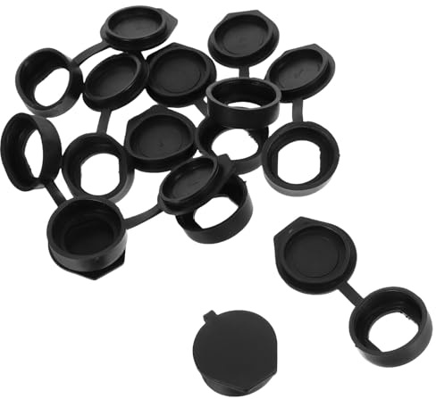 Mikikit Tappo Serratura Porta 10 Pezzi, Copertura per Serrature Porte Esterne, Coperture Antipolvere Robuste per Serratura Camma da 19 MM