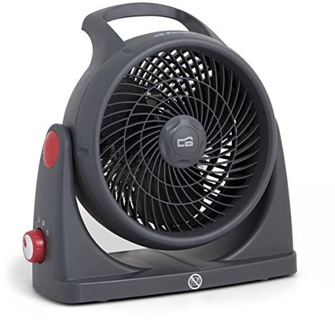 Orbegozo FH 6060 - Calefactor sobremesa y pared, inclinación 90°, sistema antivuelco, 2 niveles de calor, función ventilador, 2000 W