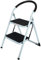 Foldable 2 Step Ladder Stepladder Non Slip Tread Safety Steel