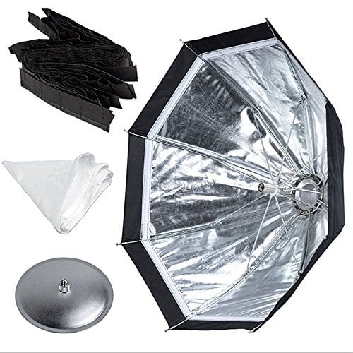 Yunchenghe AD-S7 Accesorio para Flash de Estudio fotográfico - Accesorios para Flash de Estudios fotográficos (Kit, Negro, Plata, Color Blanco, Wistro AD180/AD360)