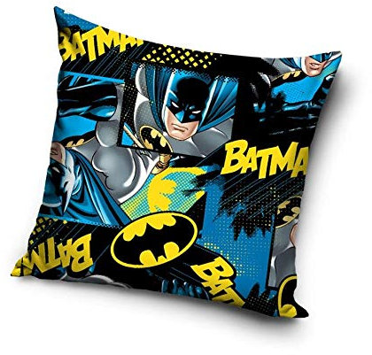 Batman Kissenhülle, Mikrofaser, dunkelblau, 40 x 20 x 1 cm