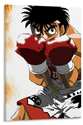 SDFSDF Ippo Makunouchi Poster auf Leinwand, Wandkunstdruck, Büro, dekoratives japanisches Anime-Poster für Wohnzimmer, Schlafzimmer, 30 x 45 cm