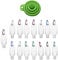 15Pcs 60ml Travel Bottles with Keychain Hook, Refillable Leakproof Containers for Hand Liquids, Assorted Colors
