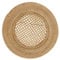 SARO LIFESTYLE CH714.N13R Sousplat Collection Handmade Rattan Charger Plates (Set of 4), 100%, Natural