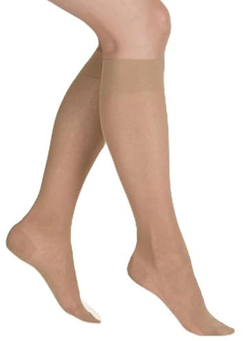 YOURSPRING Kniestrumpf, light transparent A-D 38/39 honig