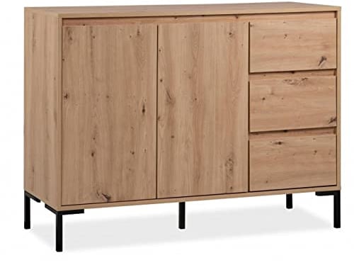DEINE TANTE EMMA 003305 Korsika 01B Artisan Eiche Nb. Kommode Sideboard Stauraum Beistellkommode grifflos