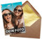 PR Print Royal Puzzle selbst gestalten mit eigenem Bild - 24 Teile Puzzle Personalisieren mit Foto und Wunschtext | Hochformat, inkl. Briefumschlag mit Gold-Inlay