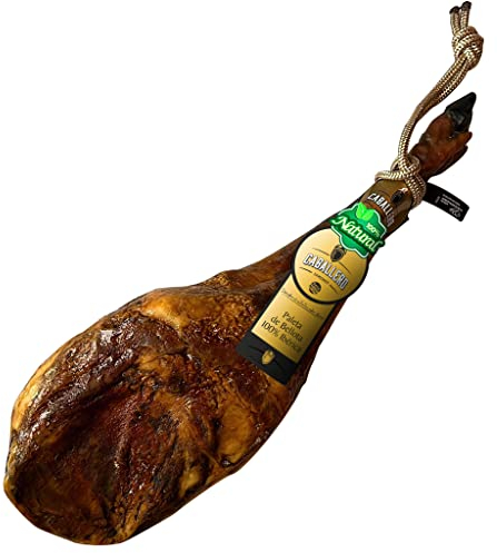 5-6 Kg Jambon 100% Iberique PATA NEGRA Bellota (épaule) - De porcs ibériques nourris avec des glands et 100% naturel - Jamon Iberico de Bellota Pata Negra