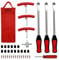 WAIZHIUA 39Pcs Tyre Lever Tool Set Tire Changing Spoons Lever Kit with 3pcs 30cm Tyre Lever Spoon for Repairing Changing Motorcycle Bike Bicycle MTB Car Tyre