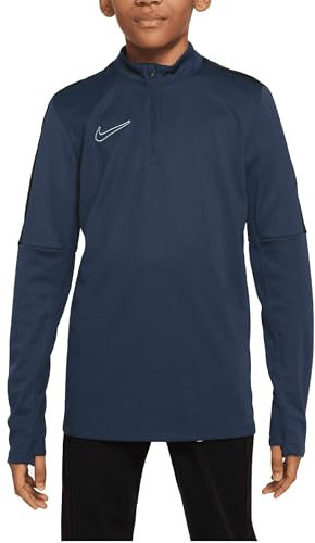 Nike Df Acd23 Drill Sweatshirt Midnight Navy/Black/Hyper Turq 152-158
