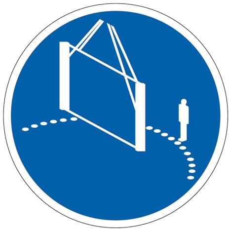 M231 - Sicherheitsmaßnahmen beachten - Schild und Pflichtschild - Größe wählbar