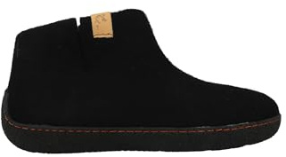 Tofvel Rabara Wollfilz-Pantoffel Black