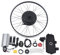 Hinterrad Elektrofahrrad Umbausatz, 48V 1500W 28 Zoll Ebike Motor Kit, mit 7-Gang Schwungrad und LCD-Anzeige, 500rpm/min E Bike Umrüstsatz, für 28-Zoll-Fahrräder